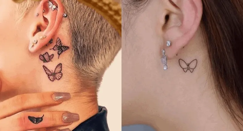 Behind the Ear Tattoos