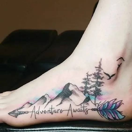 Mountain Range tattoo