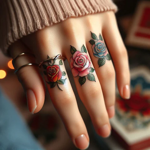 Finger Tattoos for women