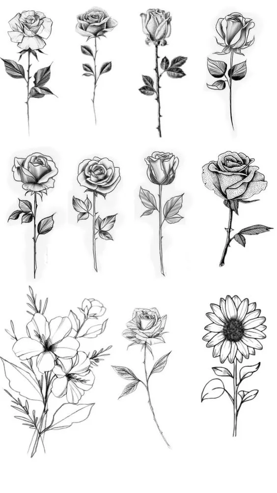 Rose Tattoos