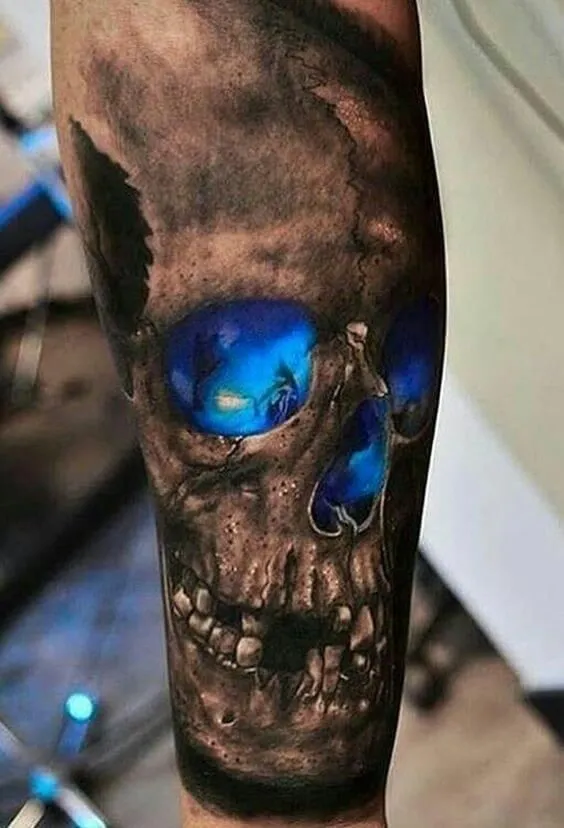 Skull tattoo