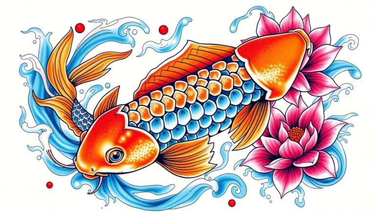 koi fish and dragon tattoo meaning