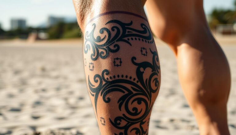 leg tattoos men