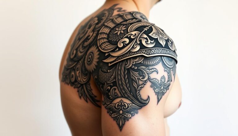 shoulder armor chink tattoo